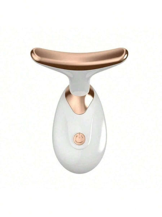 SHEIN جهاز تدليك كهربائي للوجه والذقن بلون أبيض