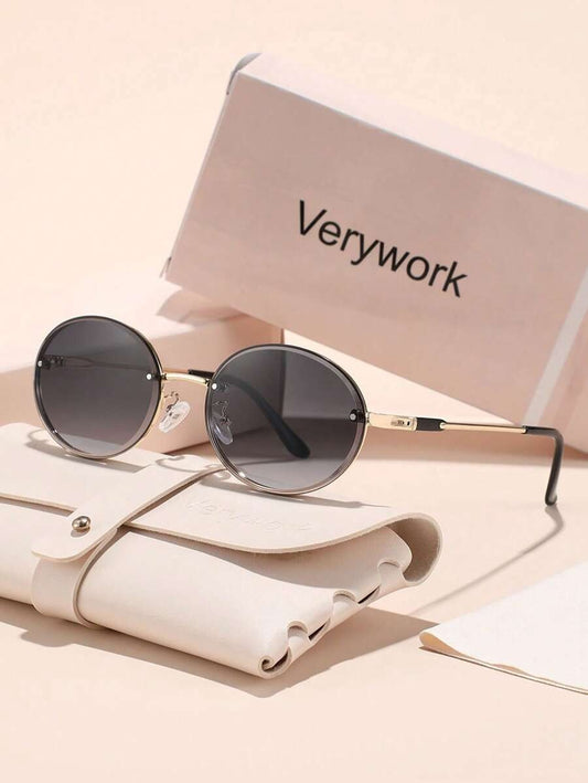 SHEIN Verywork نظارات شمس بيضاوية
