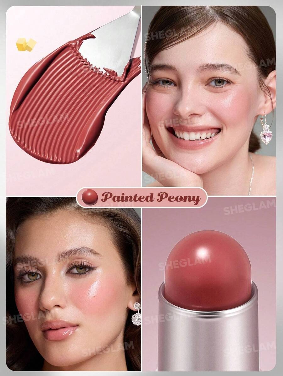 SHEGLAM Buttery Bliss Painted Peony أحمر خدود عصا