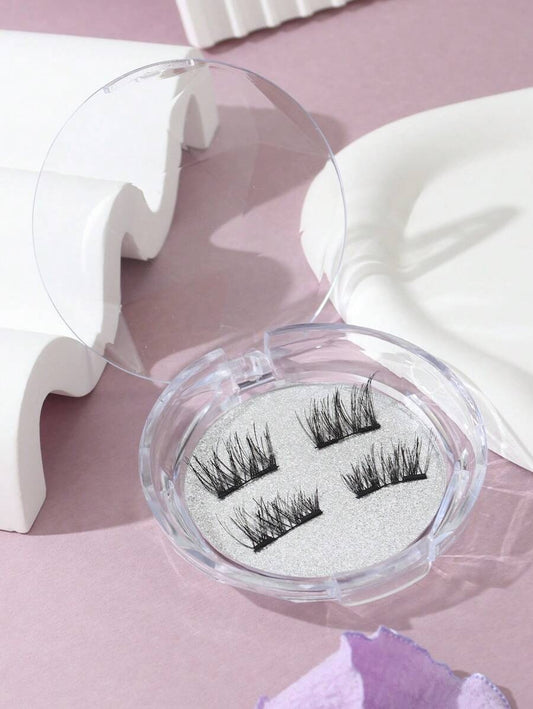 SHEIN رموش مغناطيسية كثيفة متقاطعة تركيب سهل