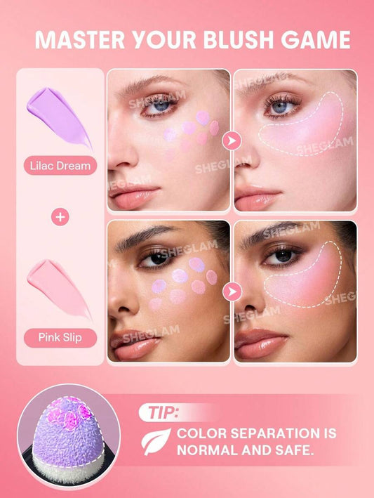 SHEGLAM Color Bloom Lilac Dream أحمر خدود سائل
