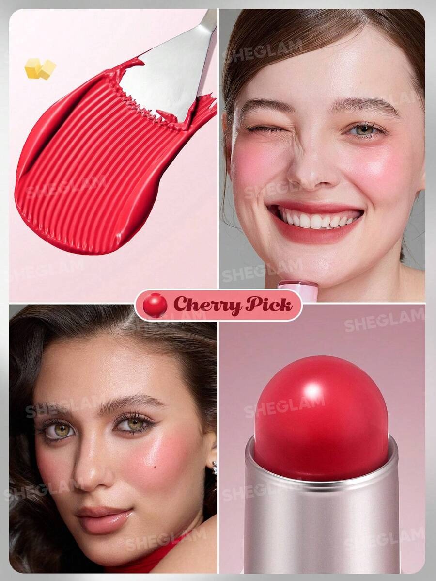 SHEGLAM Buttery Bliss Cherry Pick أحمر خدود عصا