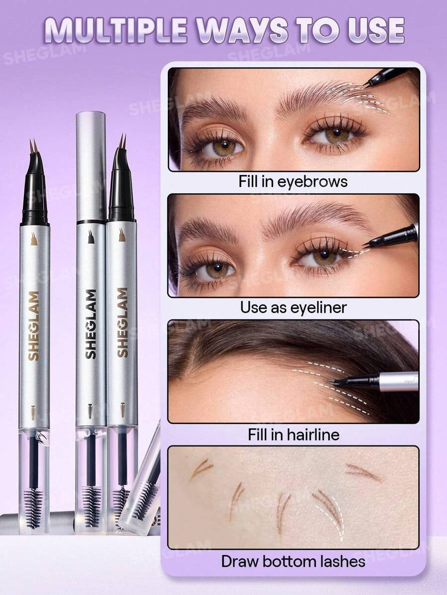 SHEGLAM Real Flow Ebony قلم تصفيف الحواجب