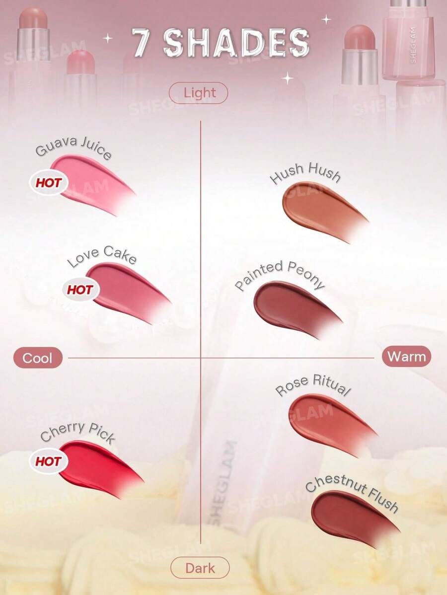 SHEGLAM Buttery Bliss Hush Hush أحمر خدود عصا بلون