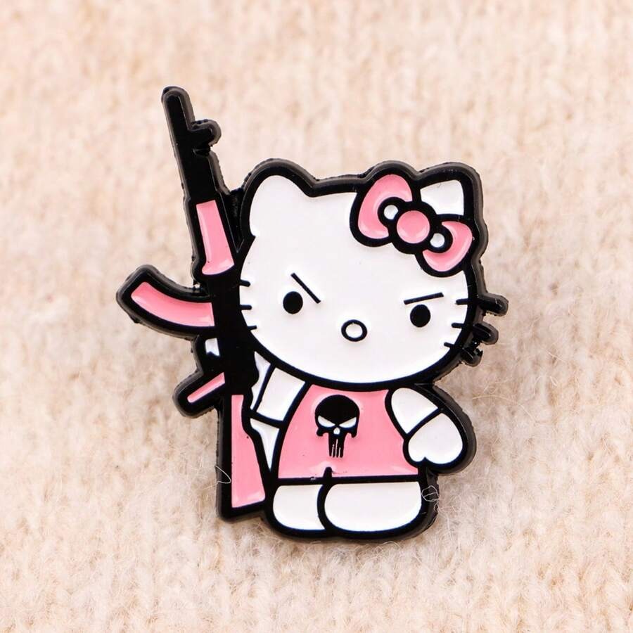 SHEIN Sanrio دبوس مينا خفيف وعصري بتصميم كرتوني