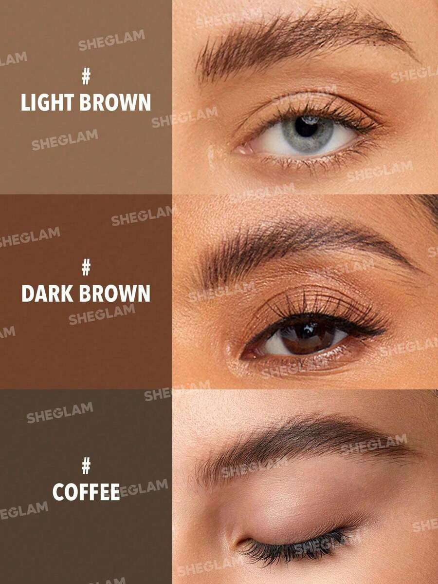 SHEGLAM Dark Brown قلم حواجب بلون بني غامق