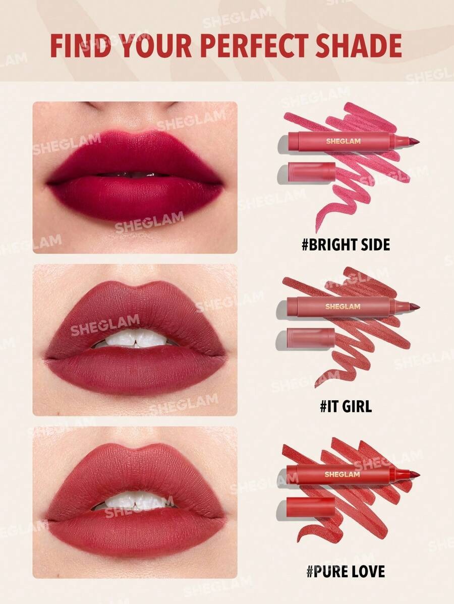 SHEGLAM Love Stained Bright Side قلم تلوين شفايف