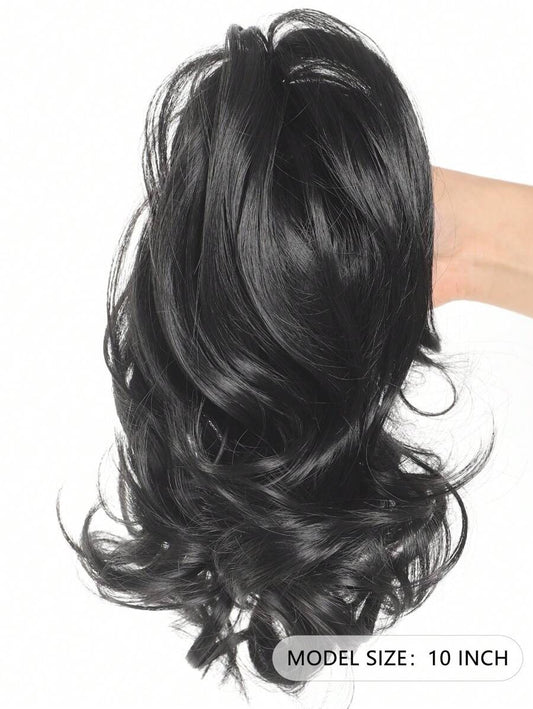 SHEIN ذيل حصان قصير مموج ستايل بوني تيل