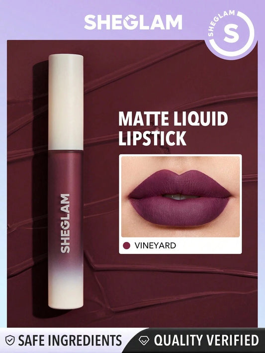 SHEGLAM Matte Allure Vineyard أحمر شفاه سائل بلون