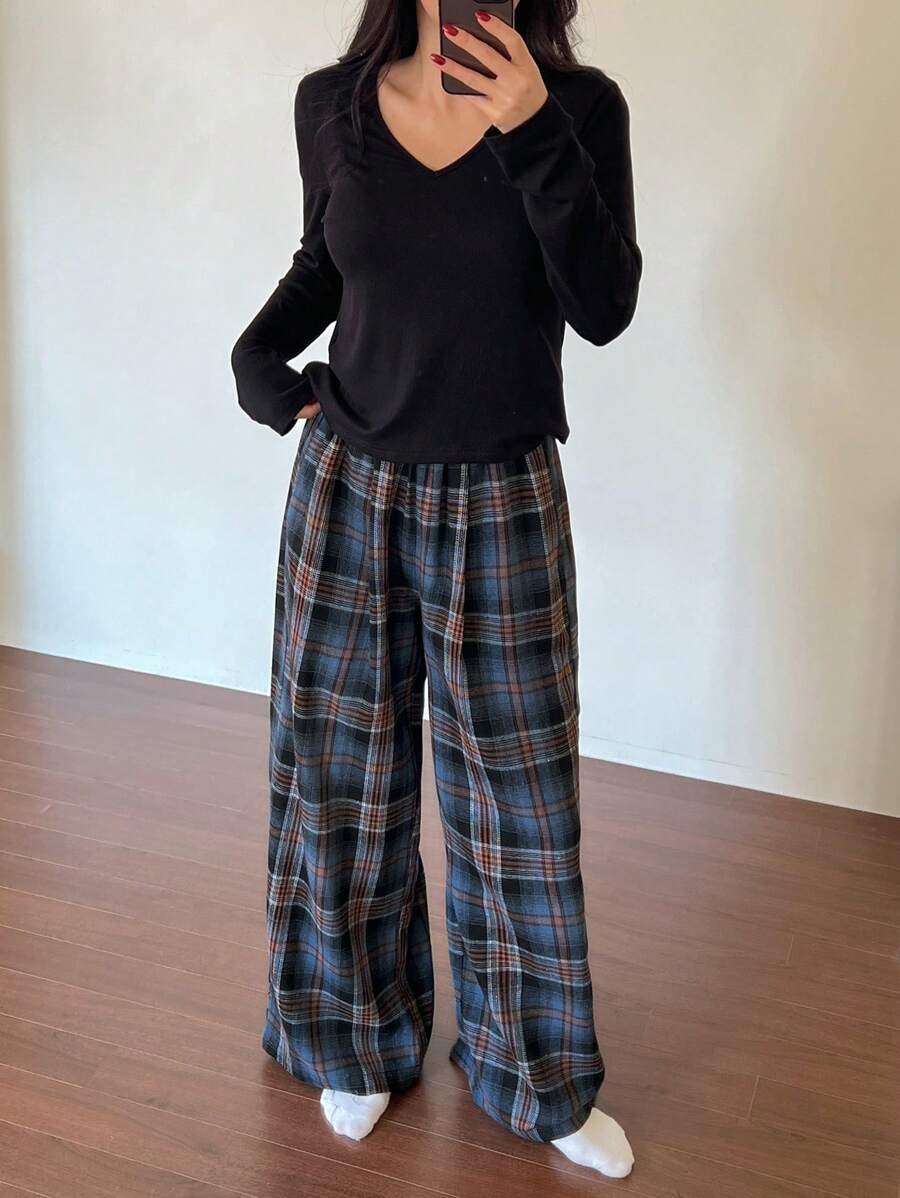 SHEIN DAZY طقم بيجامة كاجوال