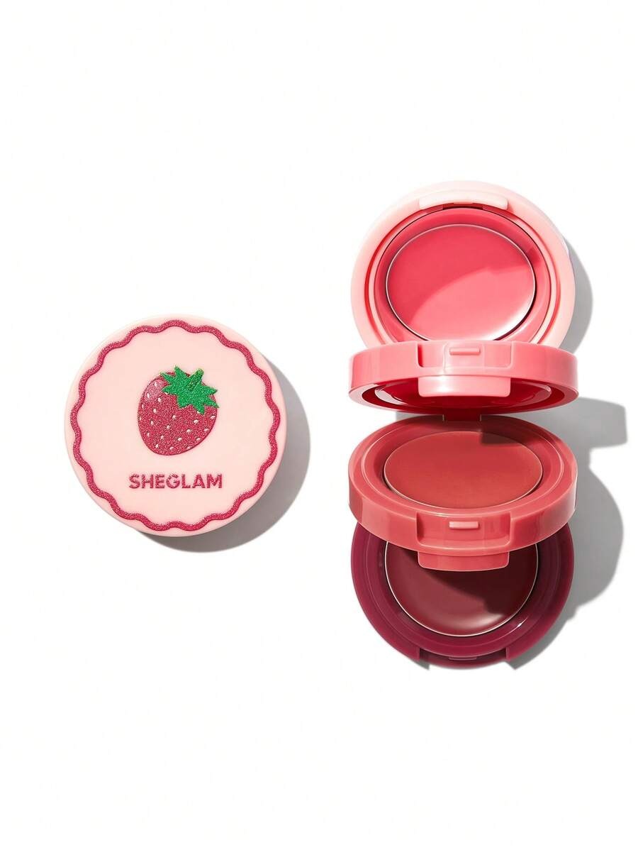 SHEGLAM Strawberry Whirl طقم كريم للخدود والشفايف