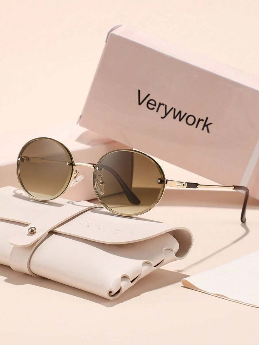 SHEIN Verywork نظارات شمس بيضاوية