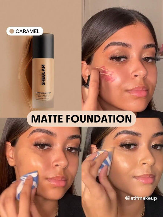 SHEGLAM Complexion Pro Caramel كريم أساس مطفي لون