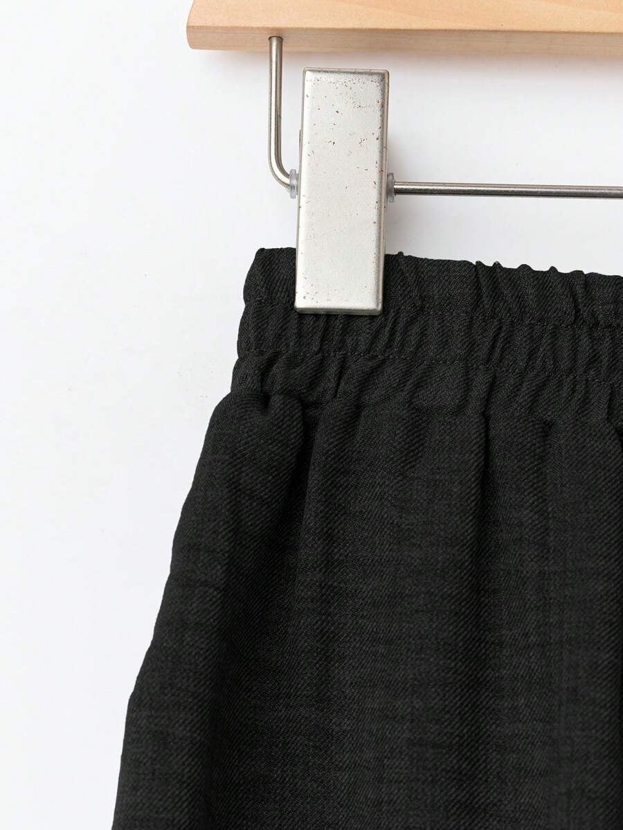 SHEIN  Rusticease بنطلون بخصر مطاطي صيفي ناعم ومريح