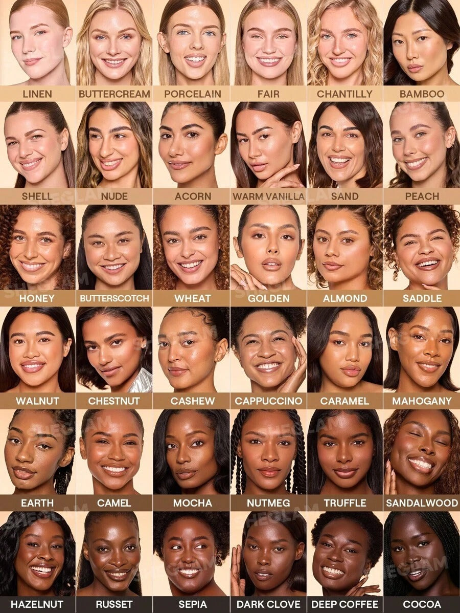 SHEGLAM Dew & Done SPF20 – Light Medium عينة ملون خفيف للبشرة