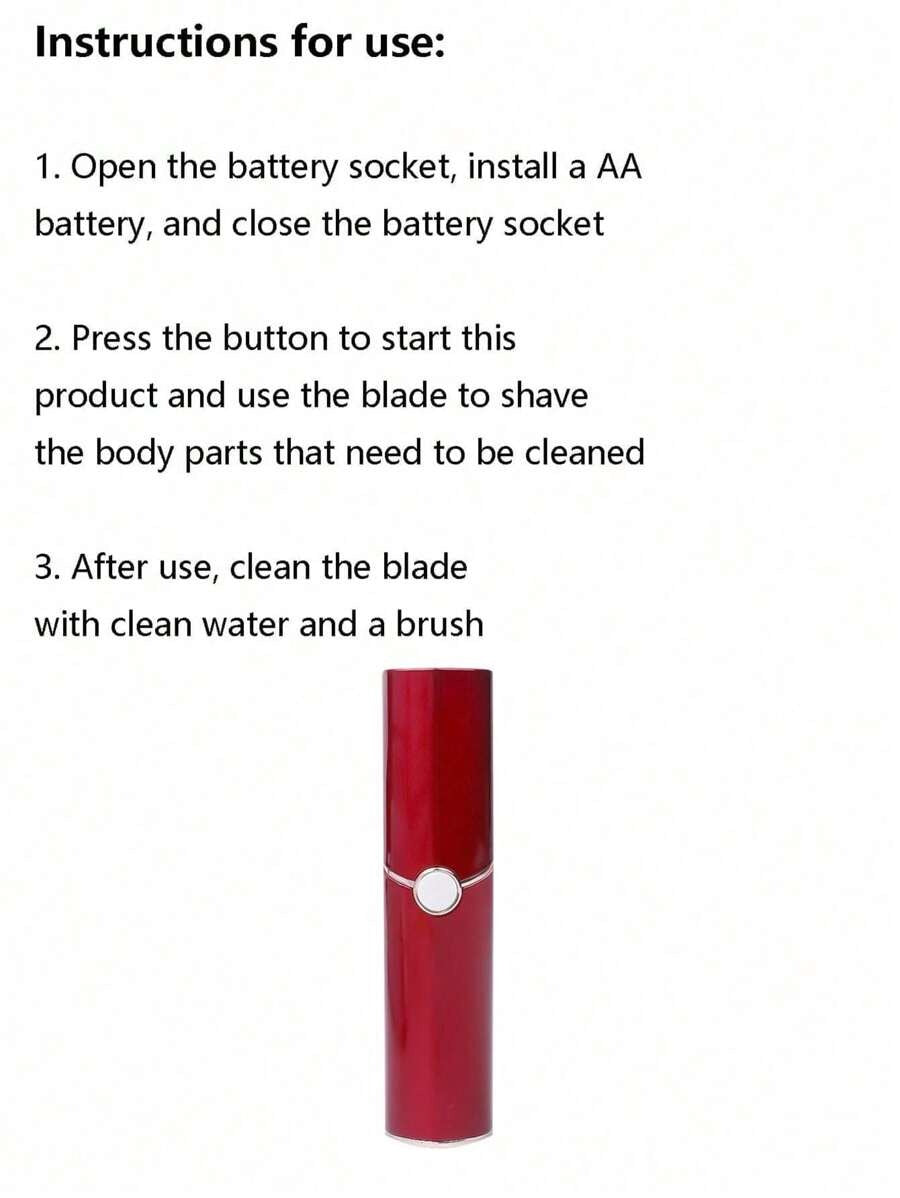 SHEIN ماكينة حلاقة كهربائية صغيرة للنساء