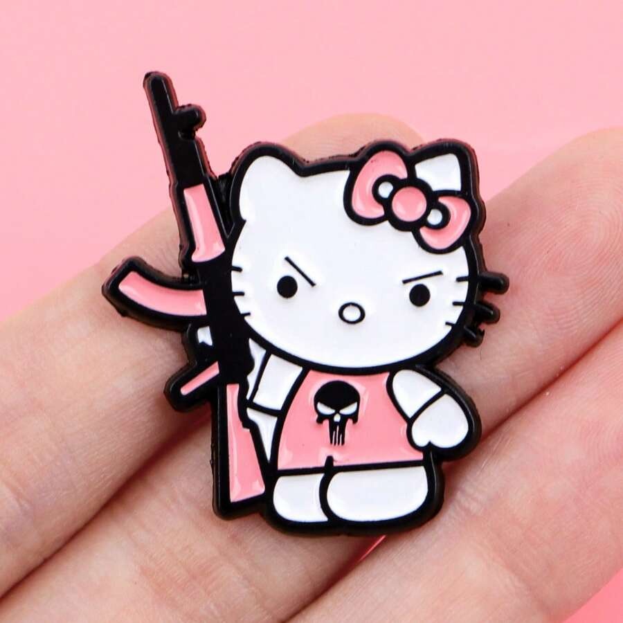 SHEIN Sanrio دبوس مينا خفيف وعصري بتصميم كرتوني