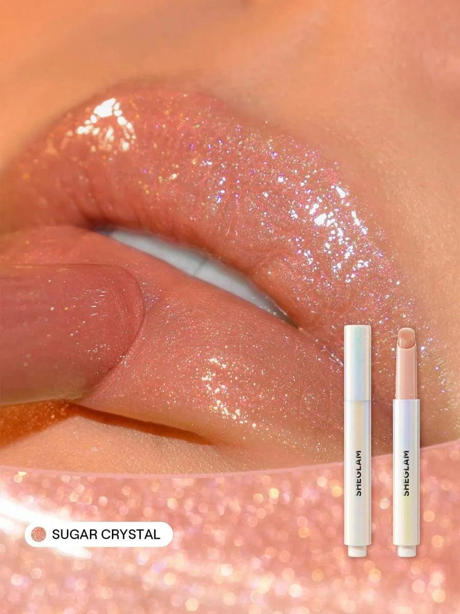 SHEIN SHEGLAM Pout-Perfect Sugar Crystal ملمع شفاه لامع بلون