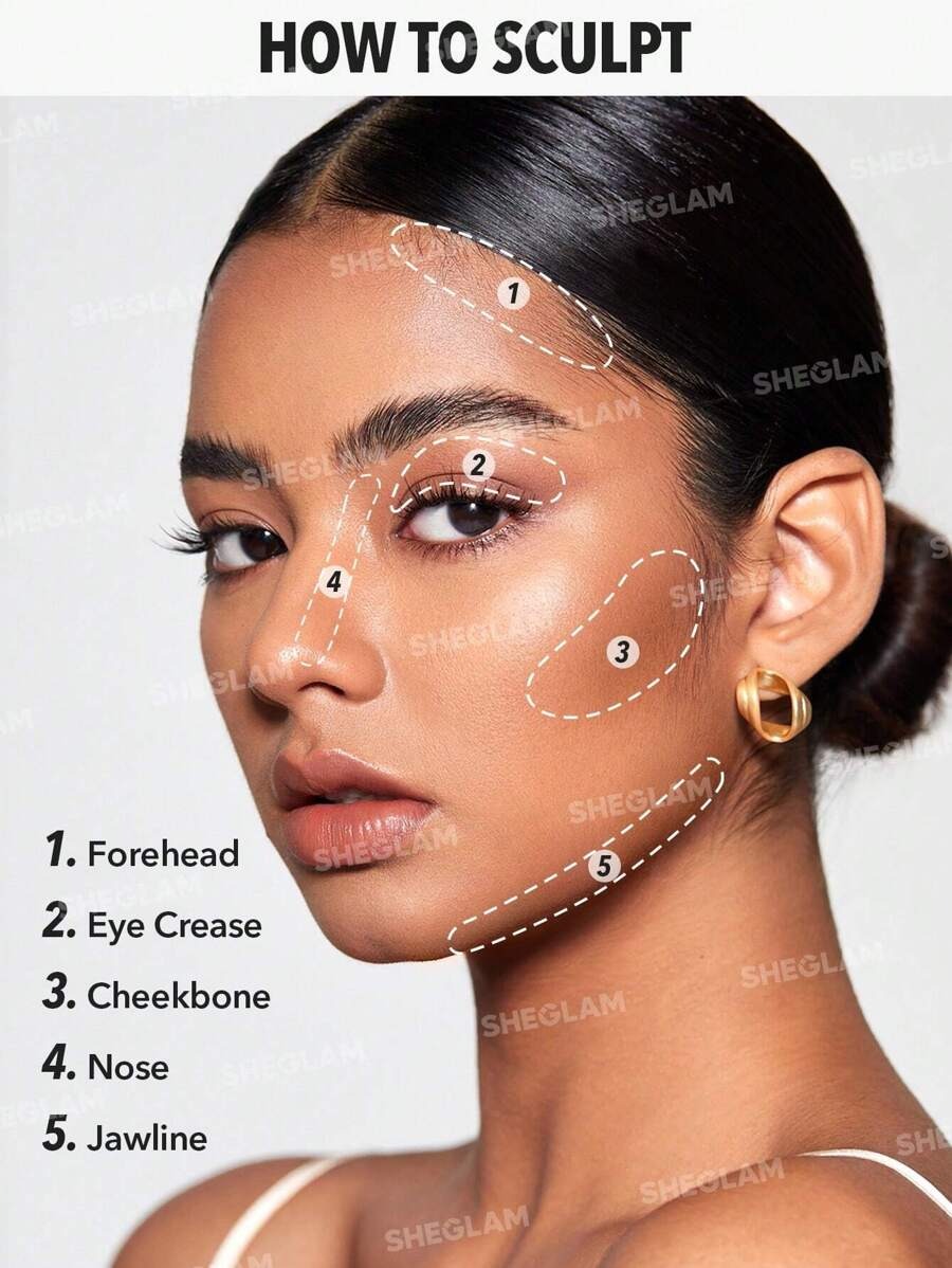 SHEGLAM Snatch 'N' Define Stick  Tawny Amber قلم كونتور كريمي