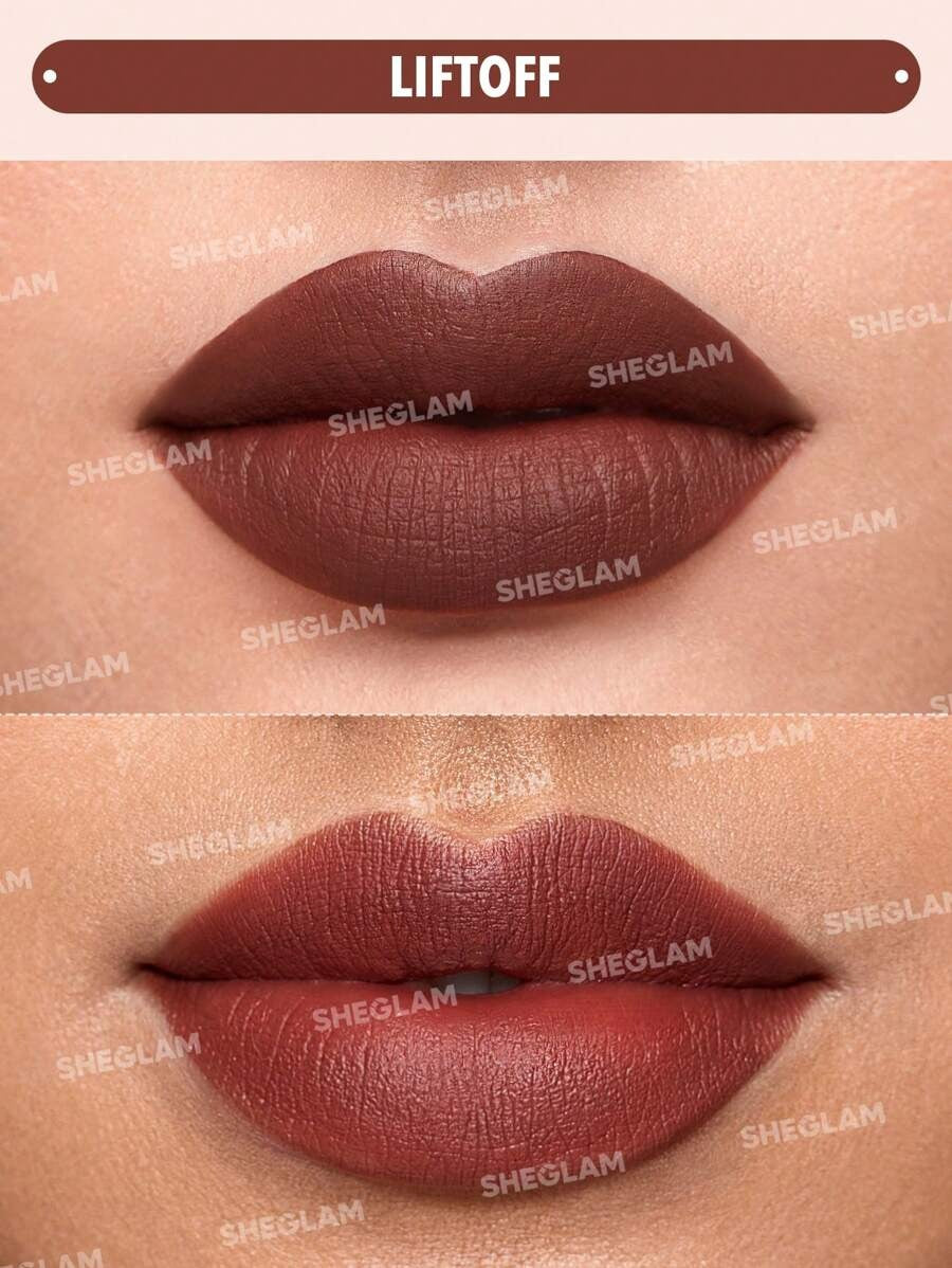 SHEIN Liftoff أحمر شفاه سائل مطفي بلون