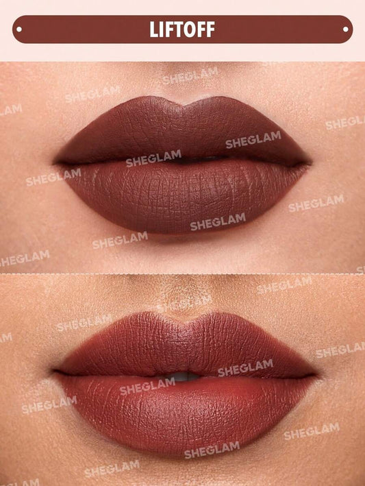 SHEIN Liftoff أحمر شفاه سائل مطفي بلون
