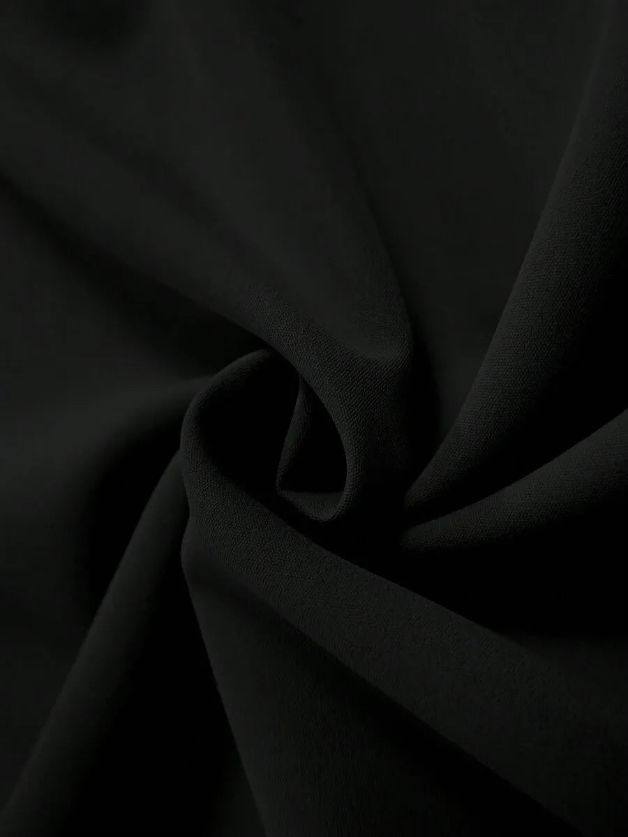 SHEIN A-Line تنورة كاجوال طويلة بخصر عالي وطيات