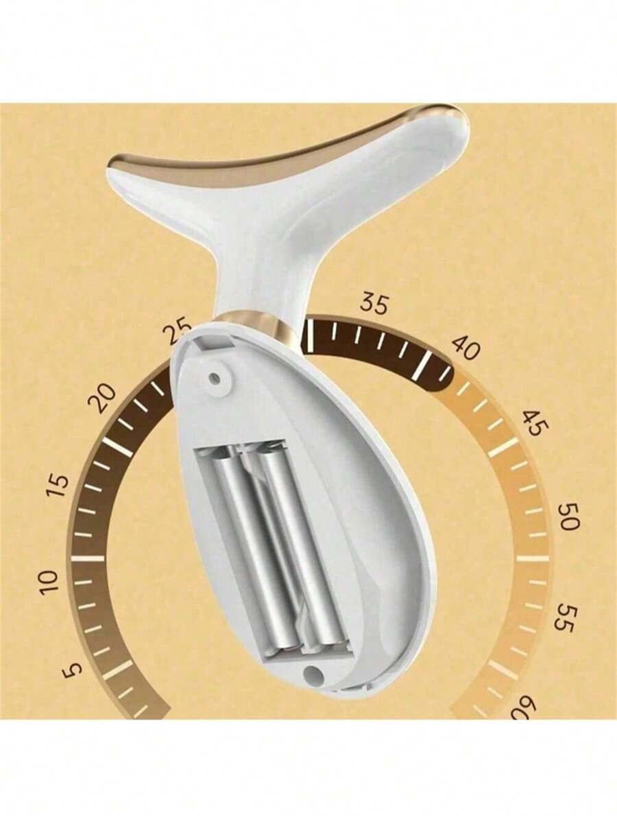 SHEIN جهاز تدليك كهربائي للوجه والذقن بلون أبيض