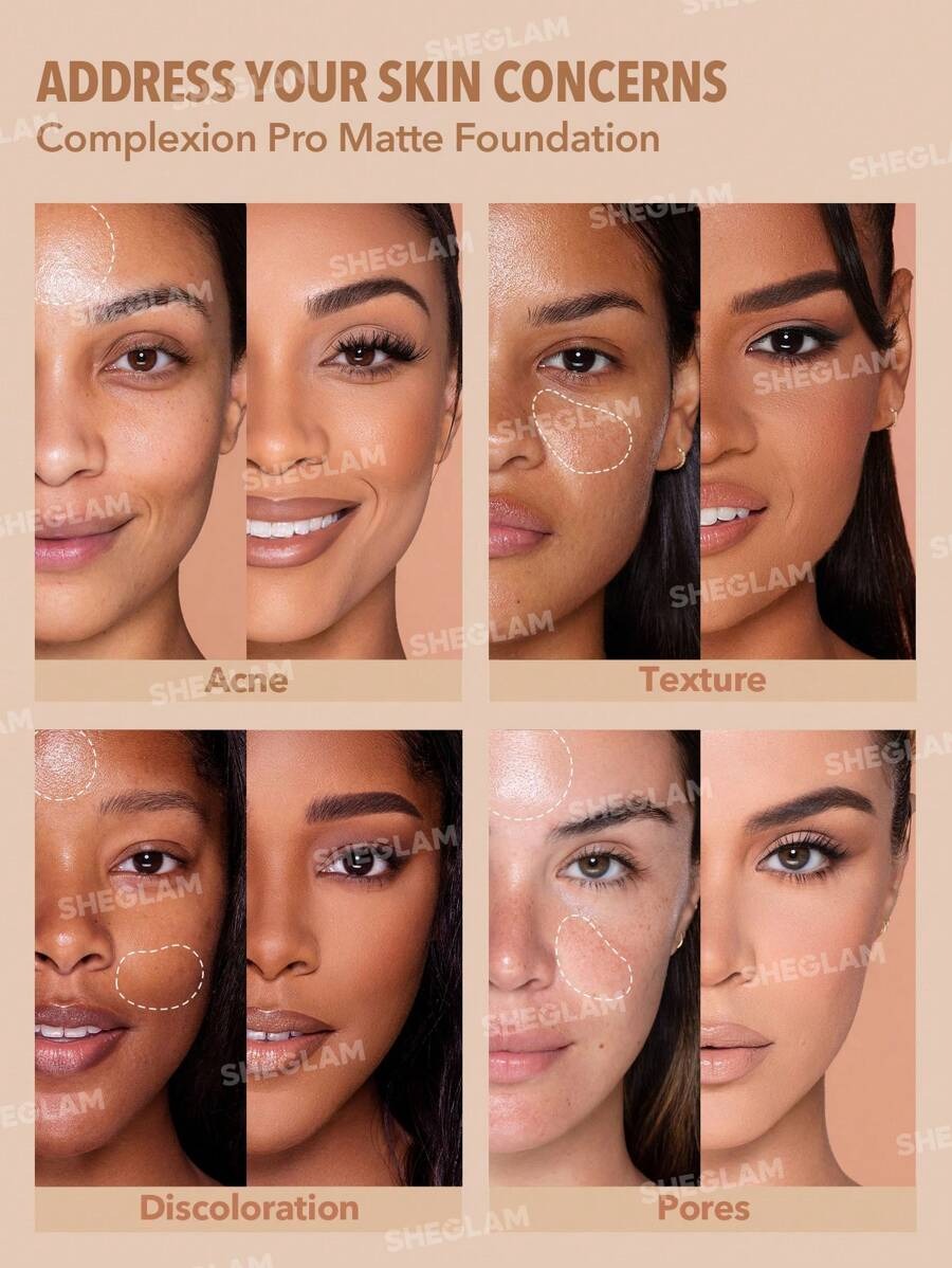 SHEGLAM COMPLEXION PRO Cashew كريم أساس