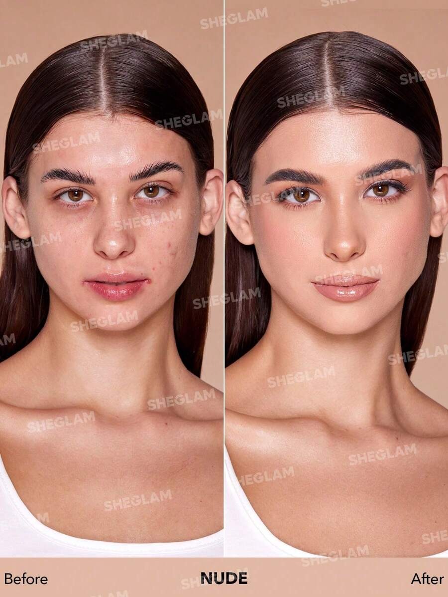 SHEGLAM Skinfinite Flawless Dewy NUDE عينة كريم أساس مرطب