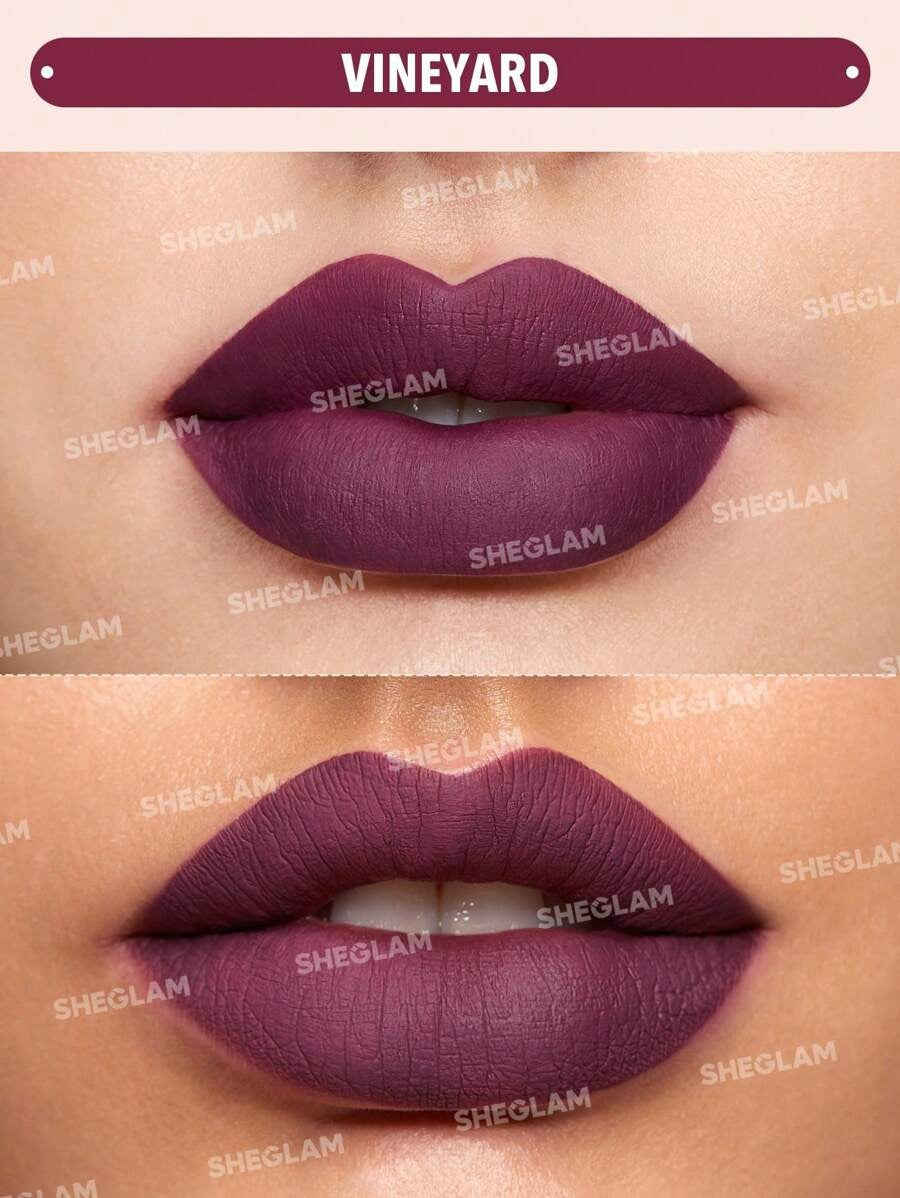 SHEGLAM Matte Allure Vineyard أحمر شفاه سائل بلون