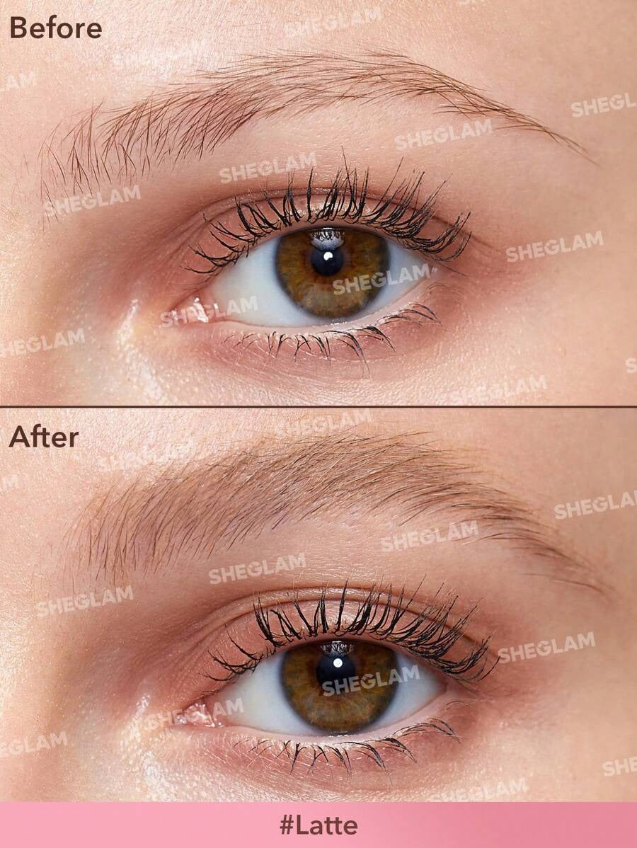 SHEGALM Brow-Fection قلم جل للحواجب بفرشاة دقيقة