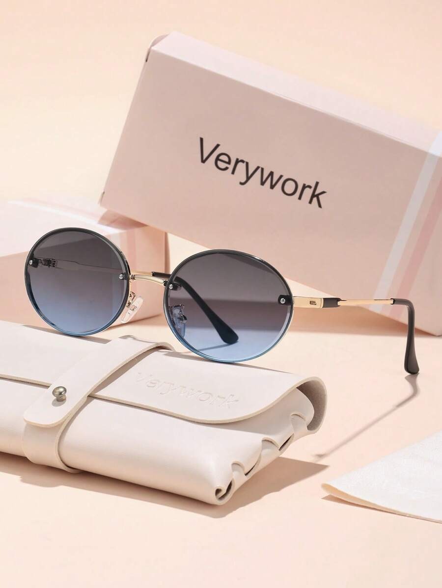SHEIN Verywork نظارات شمس بيضاوية