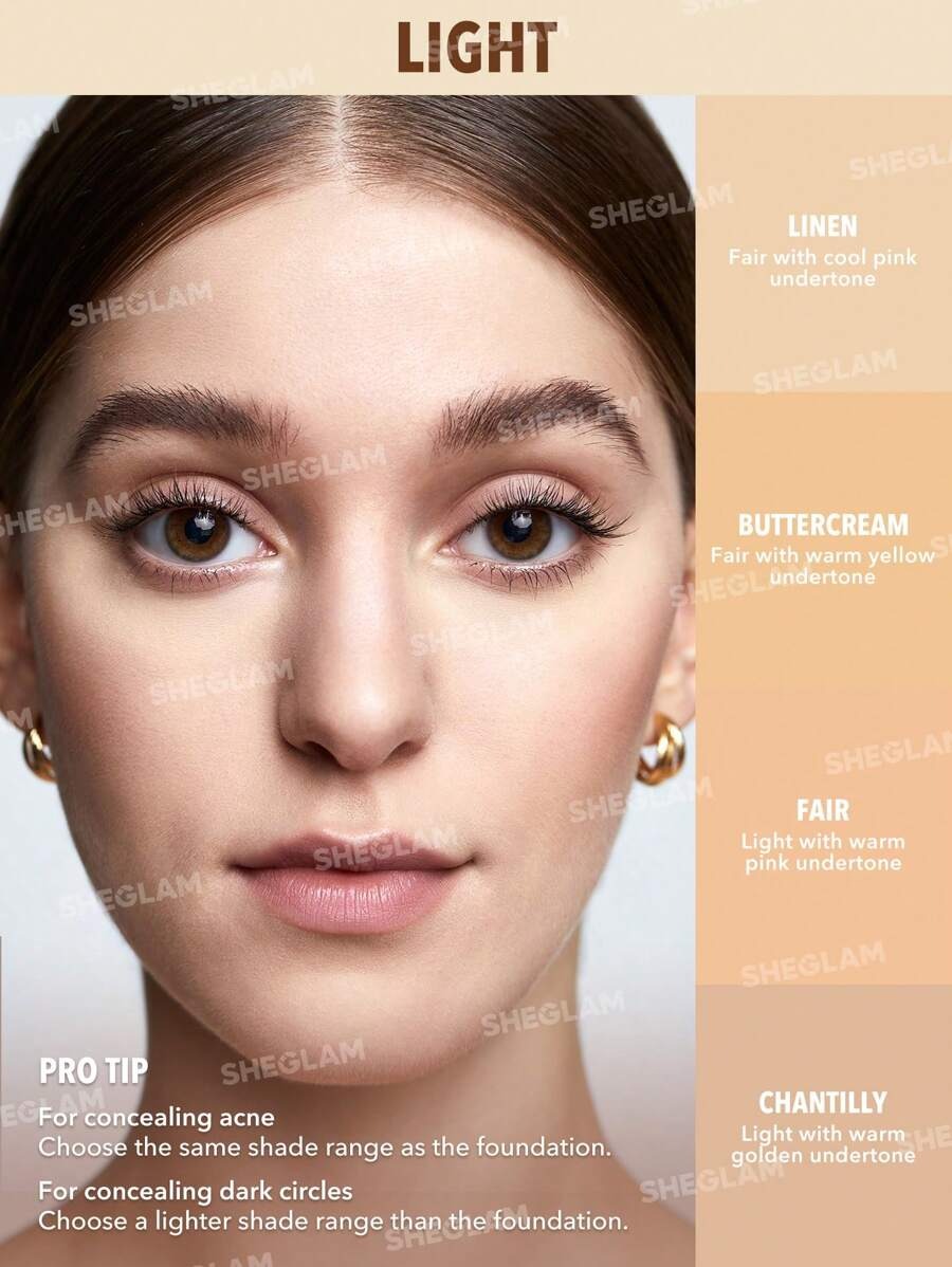 SHEGLAM Perfect Skin Fair كونسيلر سائل بتغطية قوية