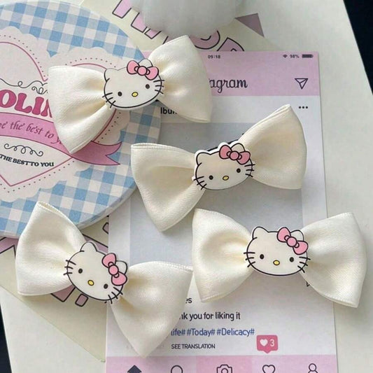 SHEIN دبابيس شعر هيلو كيتي فيونكة ناعمة
