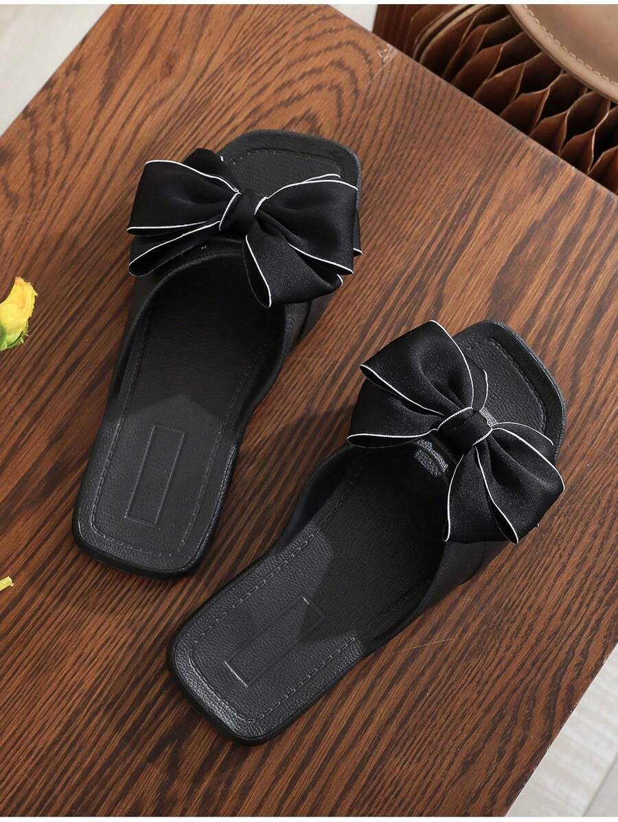 SHEIN شبشب نسائي أنيق بلون أسود