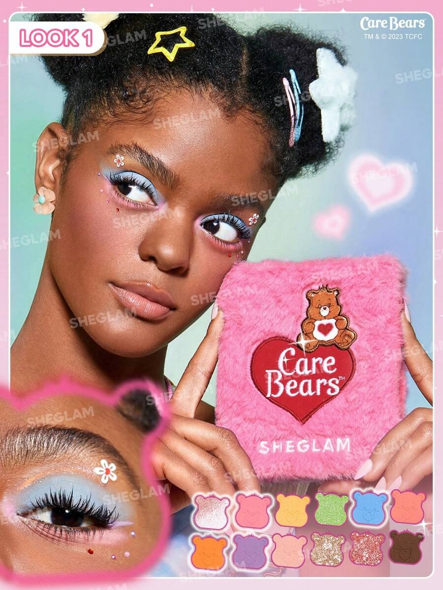 SHEGLAM Care Bears باليت ظلال عيون