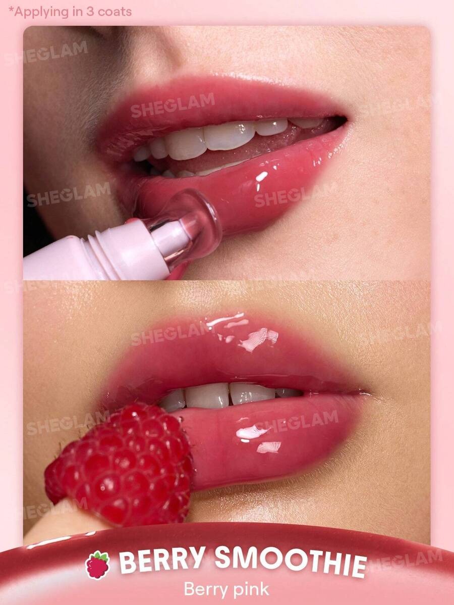 SHEGLAM Crystal Glaze Berry Smoothie مرطب شفايف بلون
