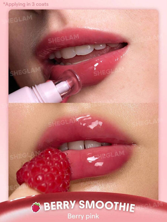 SHEGLAM Crystal Glaze Berry Smoothie مرطب شفايف بلون