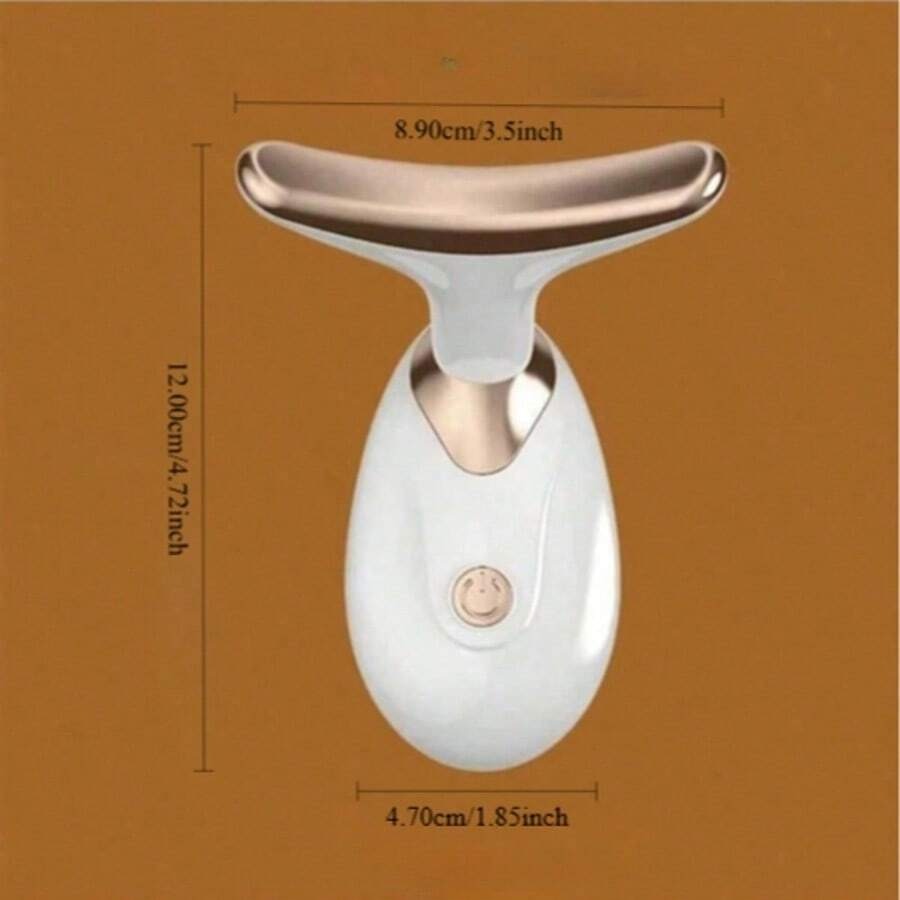 SHEIN جهاز تدليك كهربائي للوجه والذقن بلون أبيض