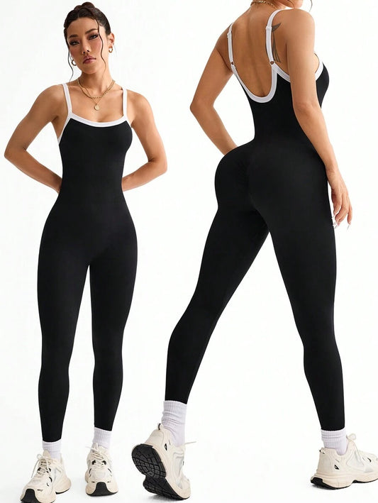 SHEIN جمبسوت رياضي نسائي بدون خياطة