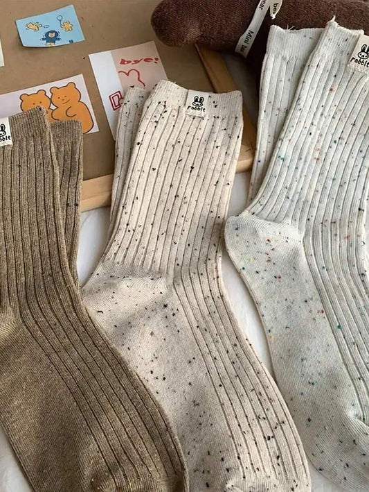 SHEIN 4 أزواج جوارب سميكة