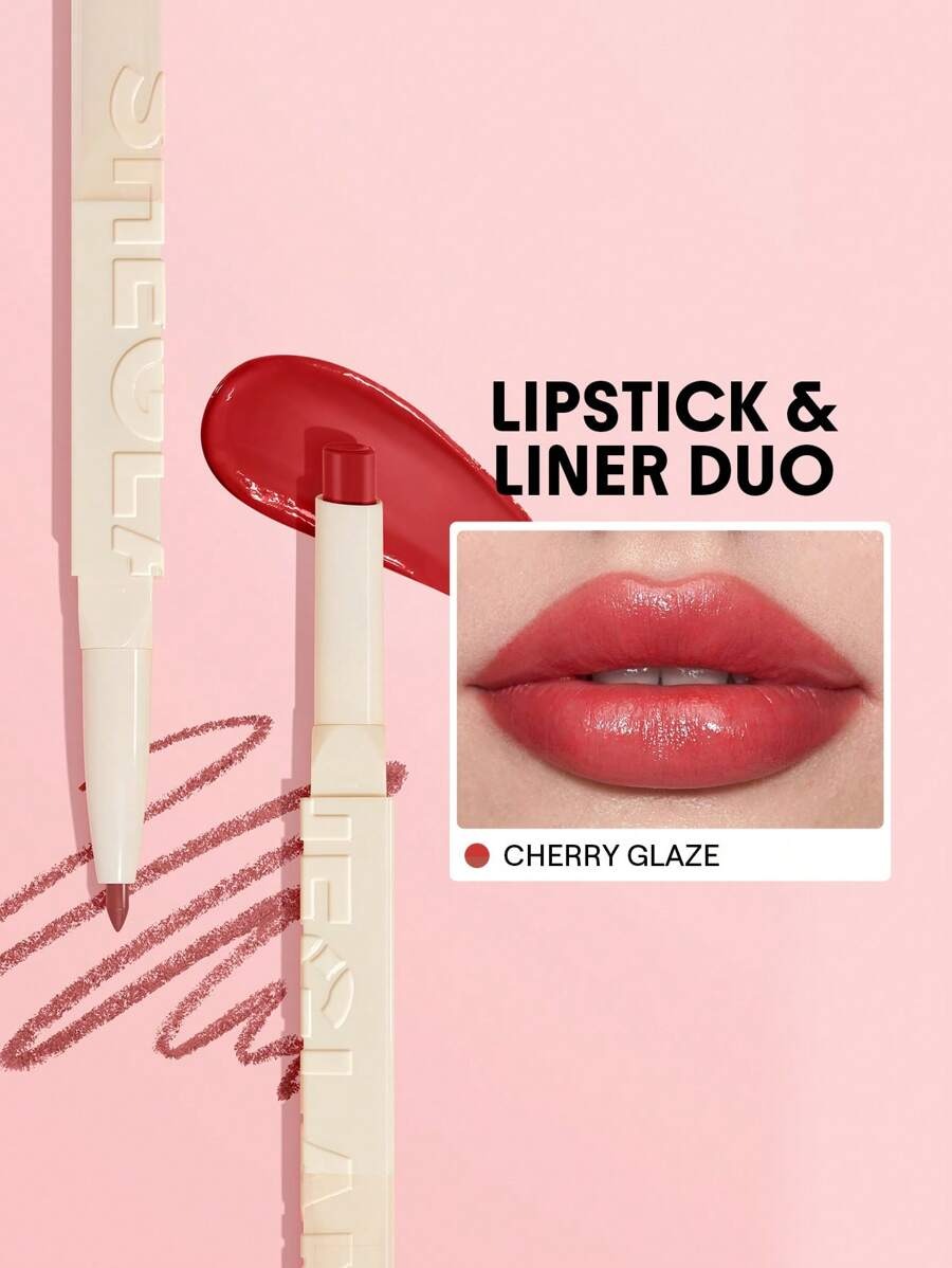 SHEGLAM Cherry Glaze أحمر شفاه وملمع
