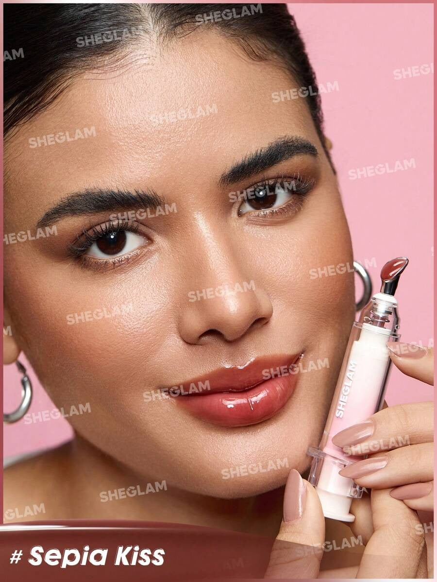 SHEGLAM Booster Shine Sepia Kiss ملمع شفاه منفخ
