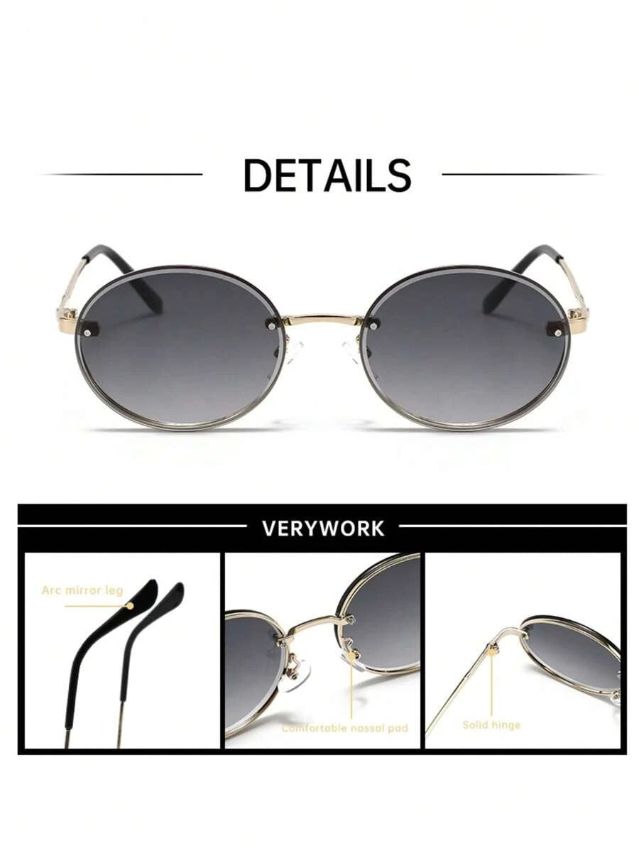 SHEIN Verywork نظارات شمس بيضاوية