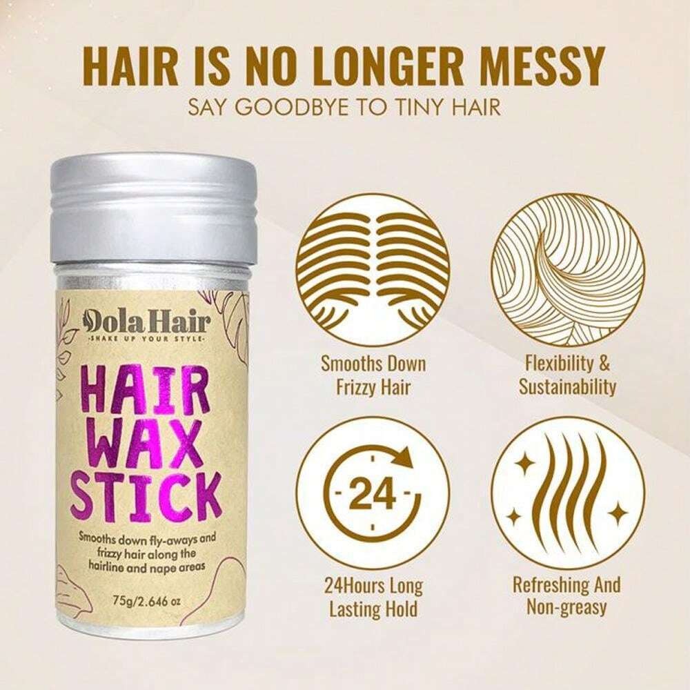 SHEIN عصا شمع تصفيف الشعر للتحكم في التجعد وتثبيت الشعر