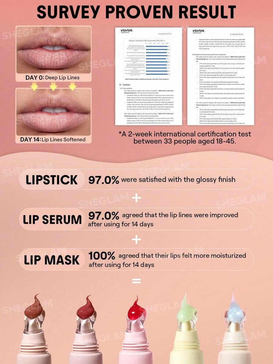SHEGLAM Crystal Glaze Berry Smoothie مرطب شفايف بلون