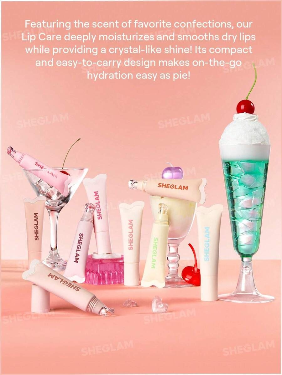 SHEGLAM Crystal Glaze Berry Smoothie مرطب شفايف بلون