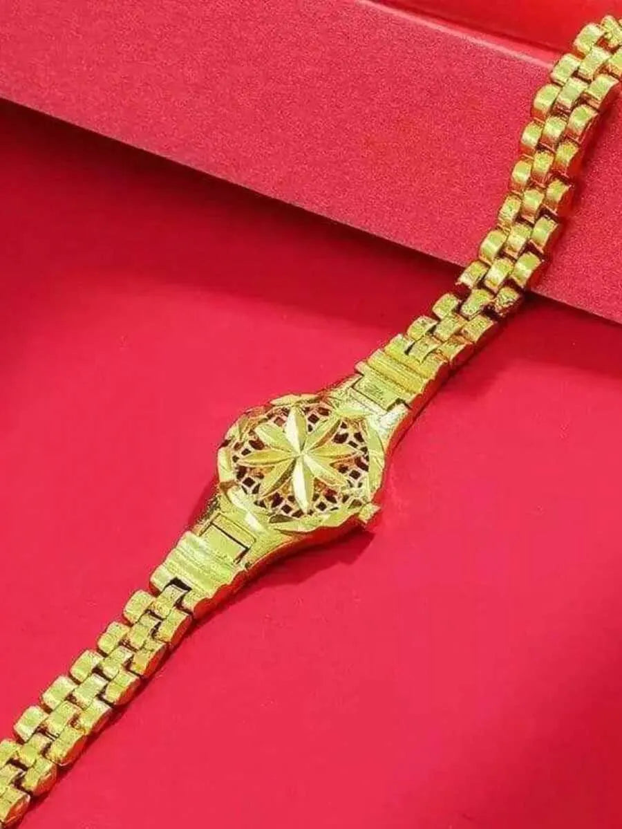SHEIN سوار سلسلة ميلان فولاذ مقاوم للصدأ بمشبك فاخر
