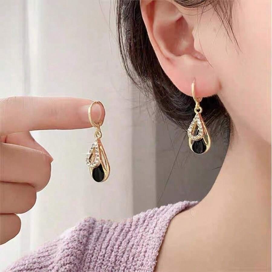 SHEIN أقراط قطرة الدمع