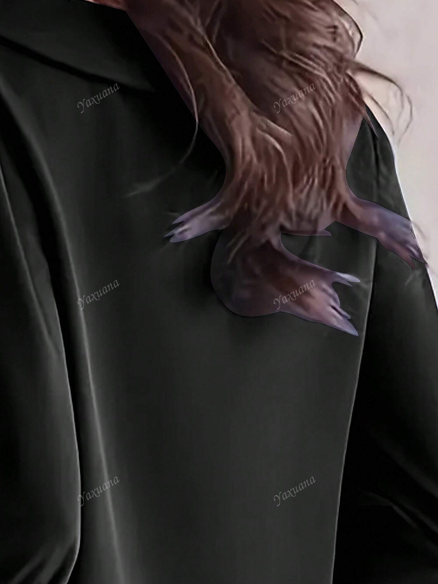 SHEIN بلوزة نسائية أنيقة باللون الأسود